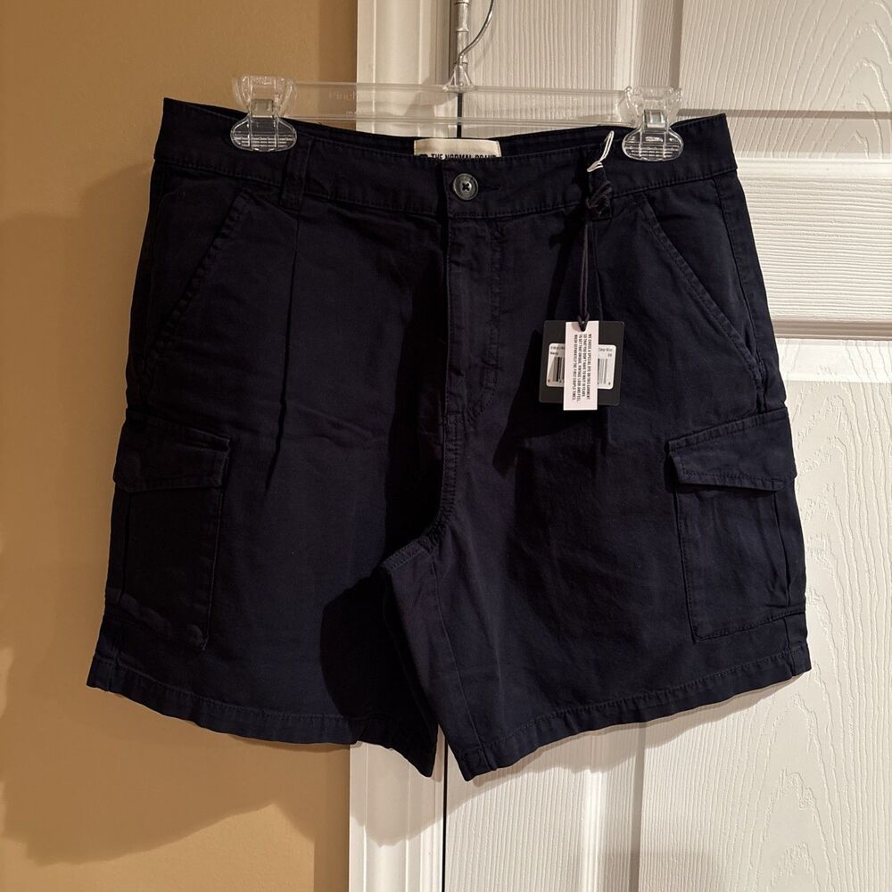 The Normal Brand James Canvas Cargo Shorts Men’s 29 Navy NWT